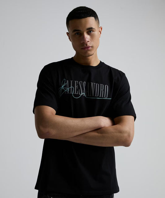 Alessandro Zavetti Pometi T-Shirt Black
