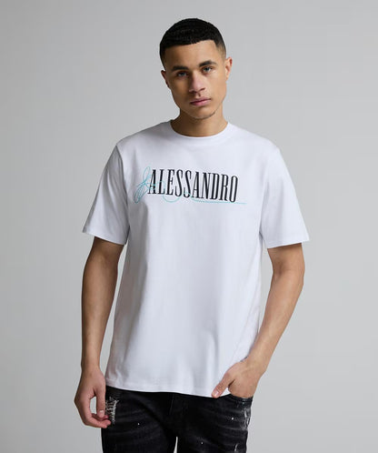 Alessandro Zavetti Pometi T-Shirt Optic White