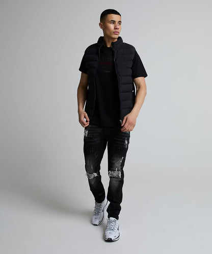 Alessandro Zavetti Masso Padded Gilet Black