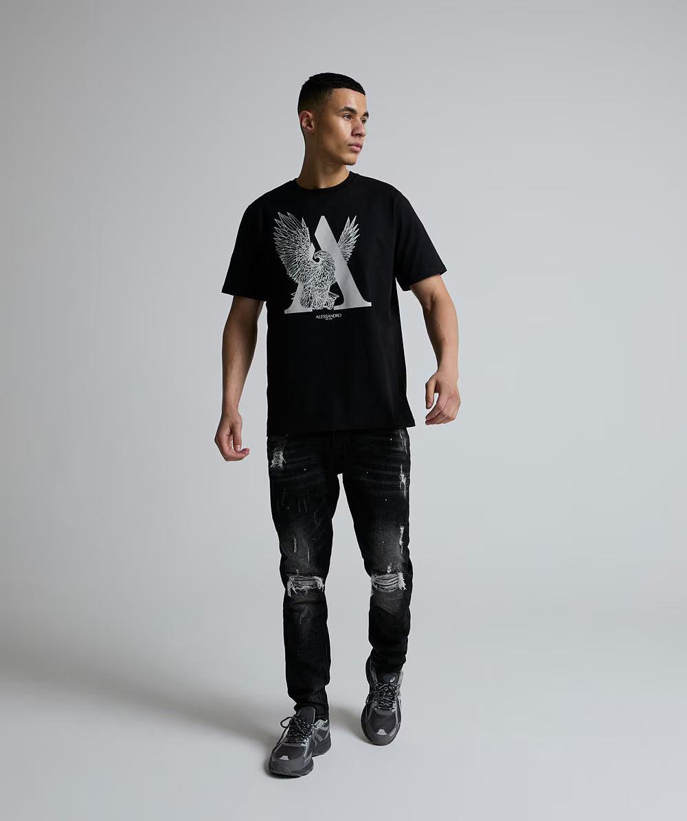 Alessandro Zavetti Aquila T-Shirt Black