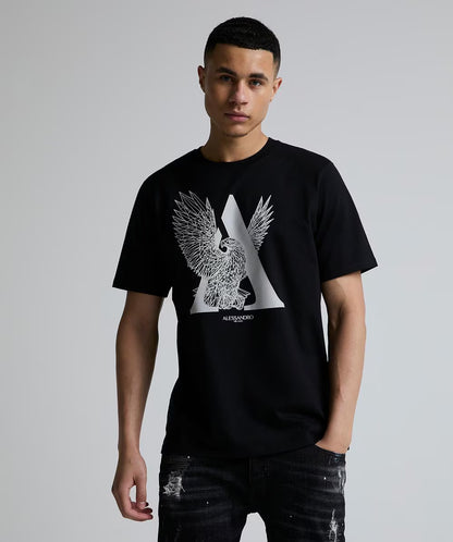 Alessandro Zavetti Aquila T-Shirt Black