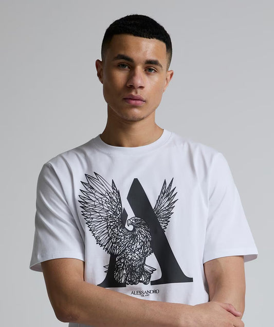 Alessandro Zavetti Aquila T-Shirt Optic White