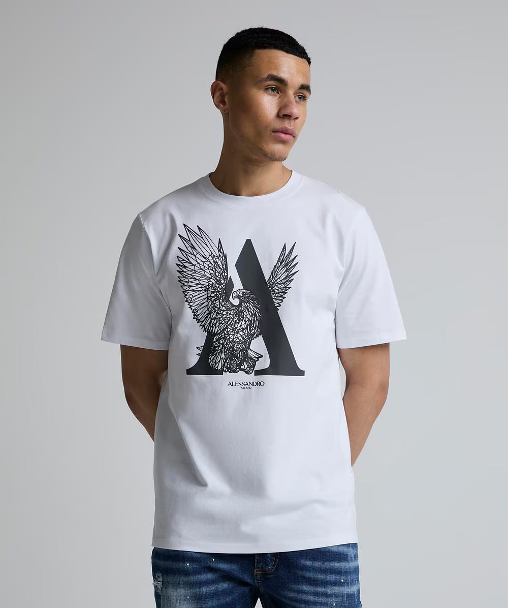Alessandro Zavetti Aquila T-Shirt Optic White