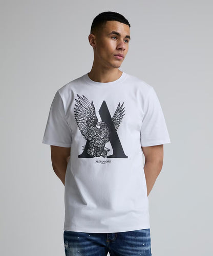Alessandro Zavetti Aquila T-Shirt Optic White