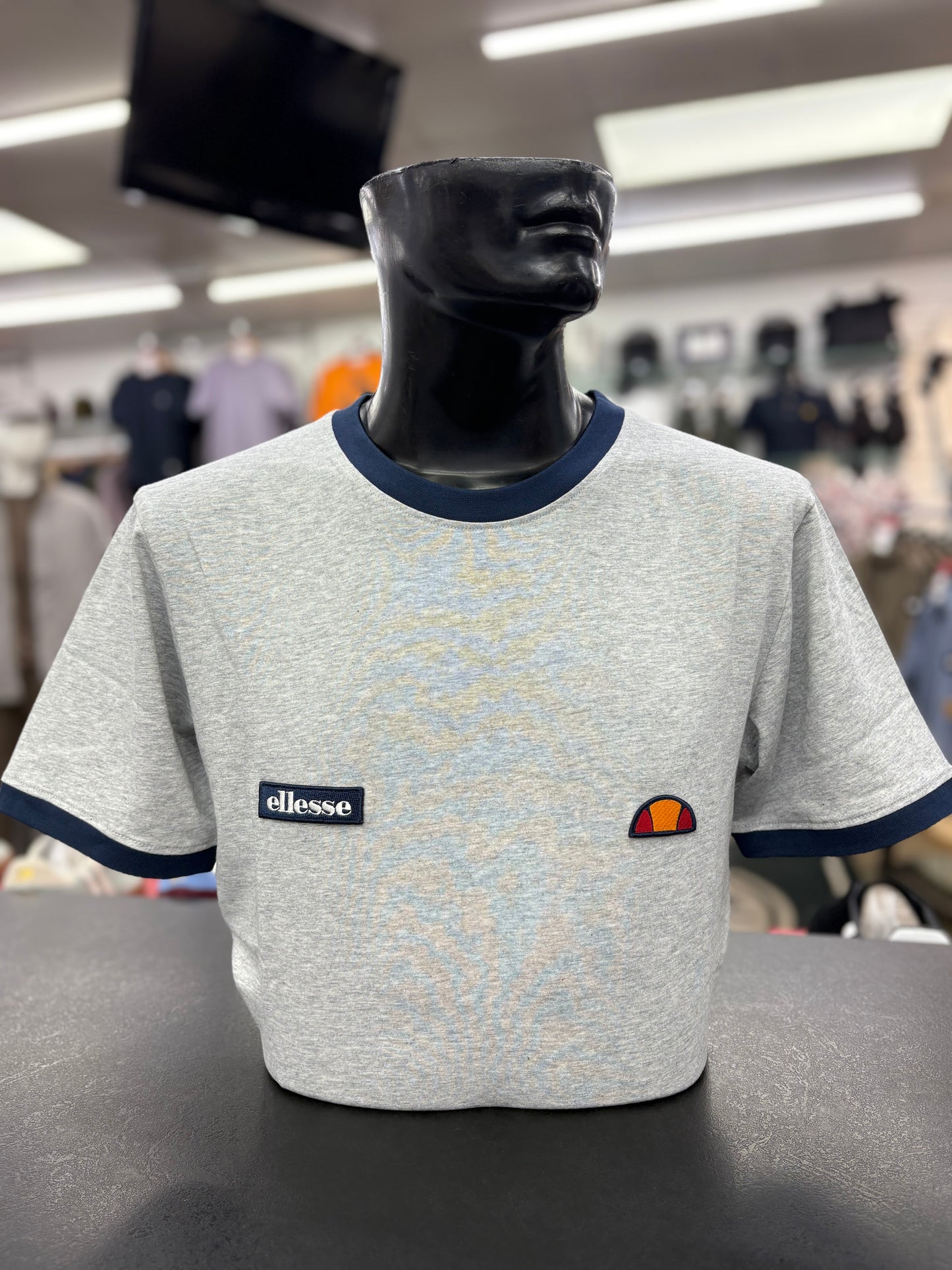 Ellesse Ringetto T-Shirt Light Grey Marl