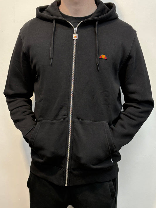 Ellesse Islington Full Zip Hoodie Black