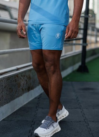 Gym King Pro Jersey Short Azure Blue