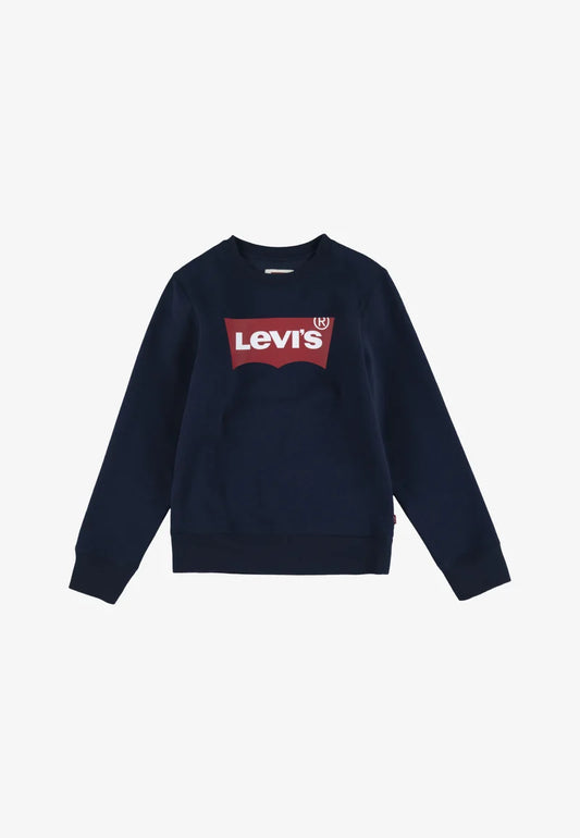 Levis Junior Large Logo Sweatshirt Dress Blues