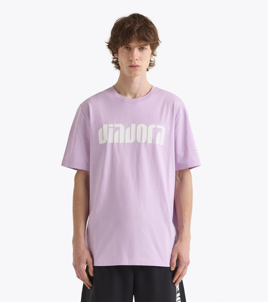Diadora SS Athletic Logo T-Shirt Wing Violet