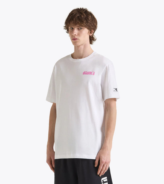 Diadora SS Athletic Logo SL T-Shirt Optical White