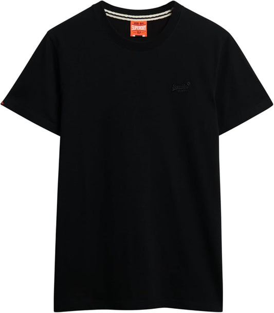 Superdry Essential Logo Embroidered T-Shirt Black/Black*
