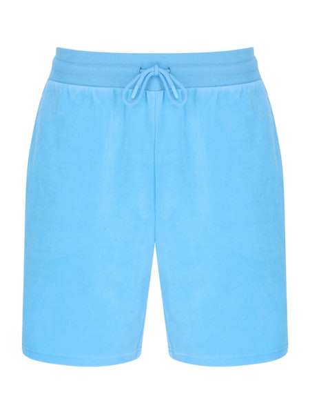 Sergio Tacchini Tasso Velour Short Baltic Sea/White
