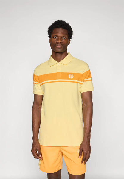 Sergio Tacchini Young Line Polo Shirt Pale Banana/Autumn Glory