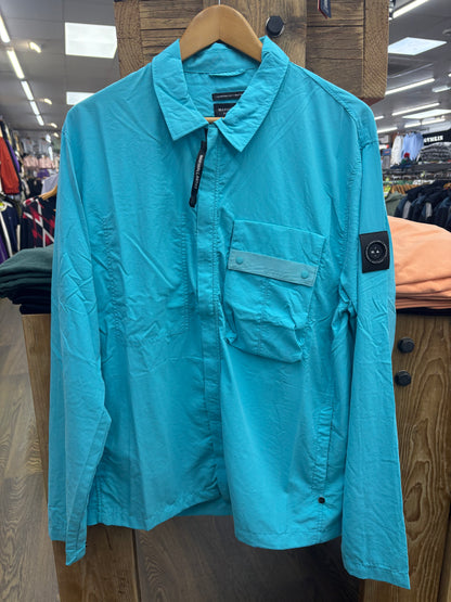 Marshall Artist Woodvale Overshirt Cyan