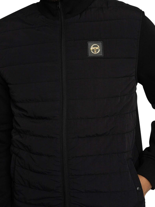 Sergio Tacchini Abri Hybrid Jacket Black