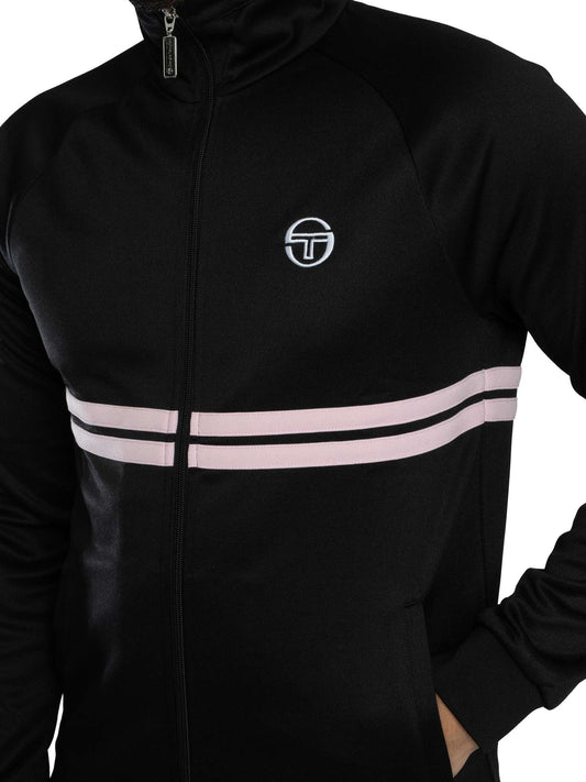 Sergio Tacchini Dallas Track Top Black/Light Lilac