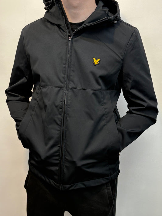 Lyle & Scott Sports Windbreaker Full Zip Jacket Jet Black