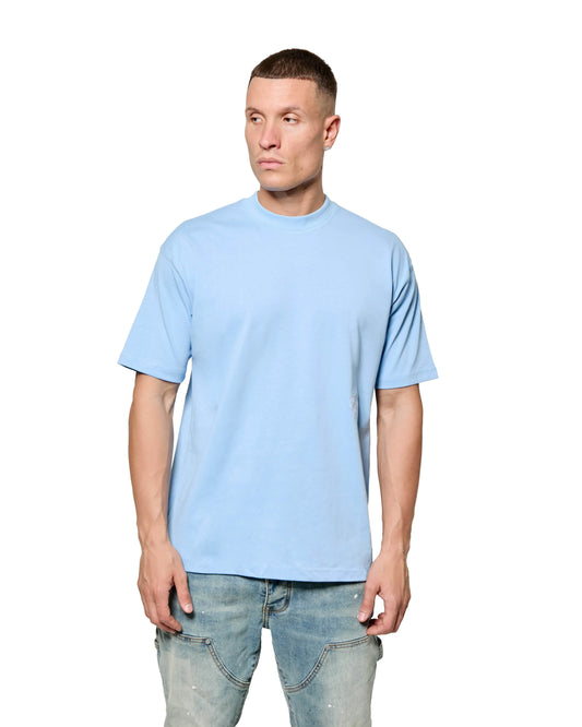 Madison Kohl Monogram Relaxed T-Shirt Placid Blue