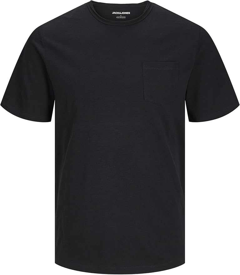 JACK & JONES JJJAKE Tamper Pocket T-Shirt Black