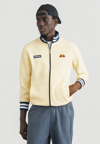Ellesse Milan Track Top Light Yellow/Navy