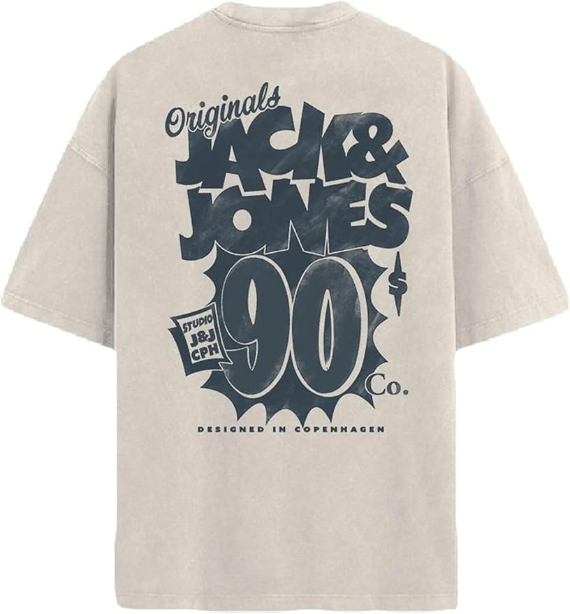 JACK & JONES JORSTUDIO T-Shirt Antique White