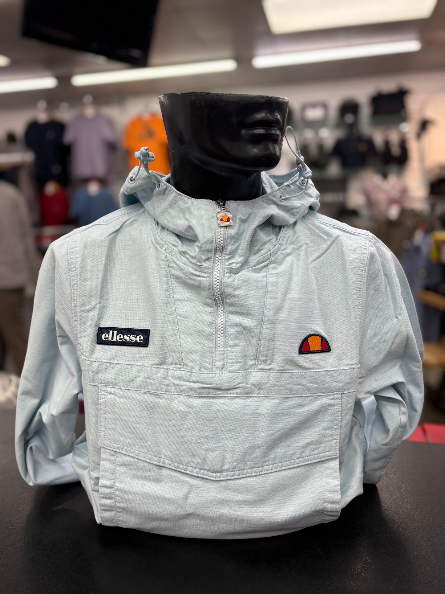 Ellesse Mont 3 Overhead Jacket Light Blue