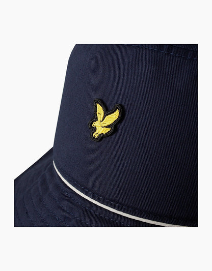 Lyle & Scott Piped Bucket Hat Dark Navy