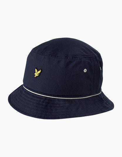 Lyle & Scott Piped Bucket Hat Dark Navy