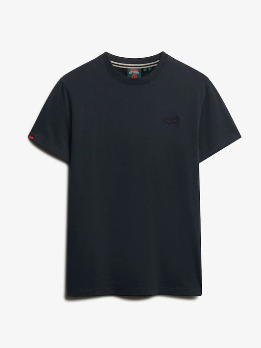 Superdry Essential Logo Embroidered T-Shirt Eclipse Navy*