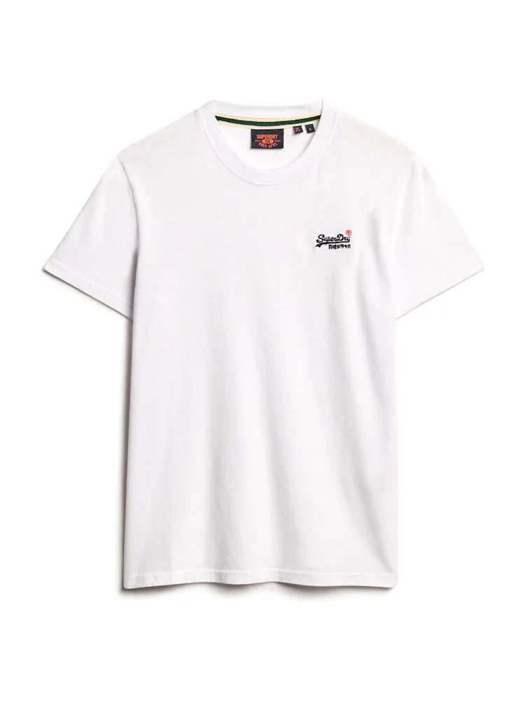 Superdry Essential Logo Embroidered T-Shirt Off White