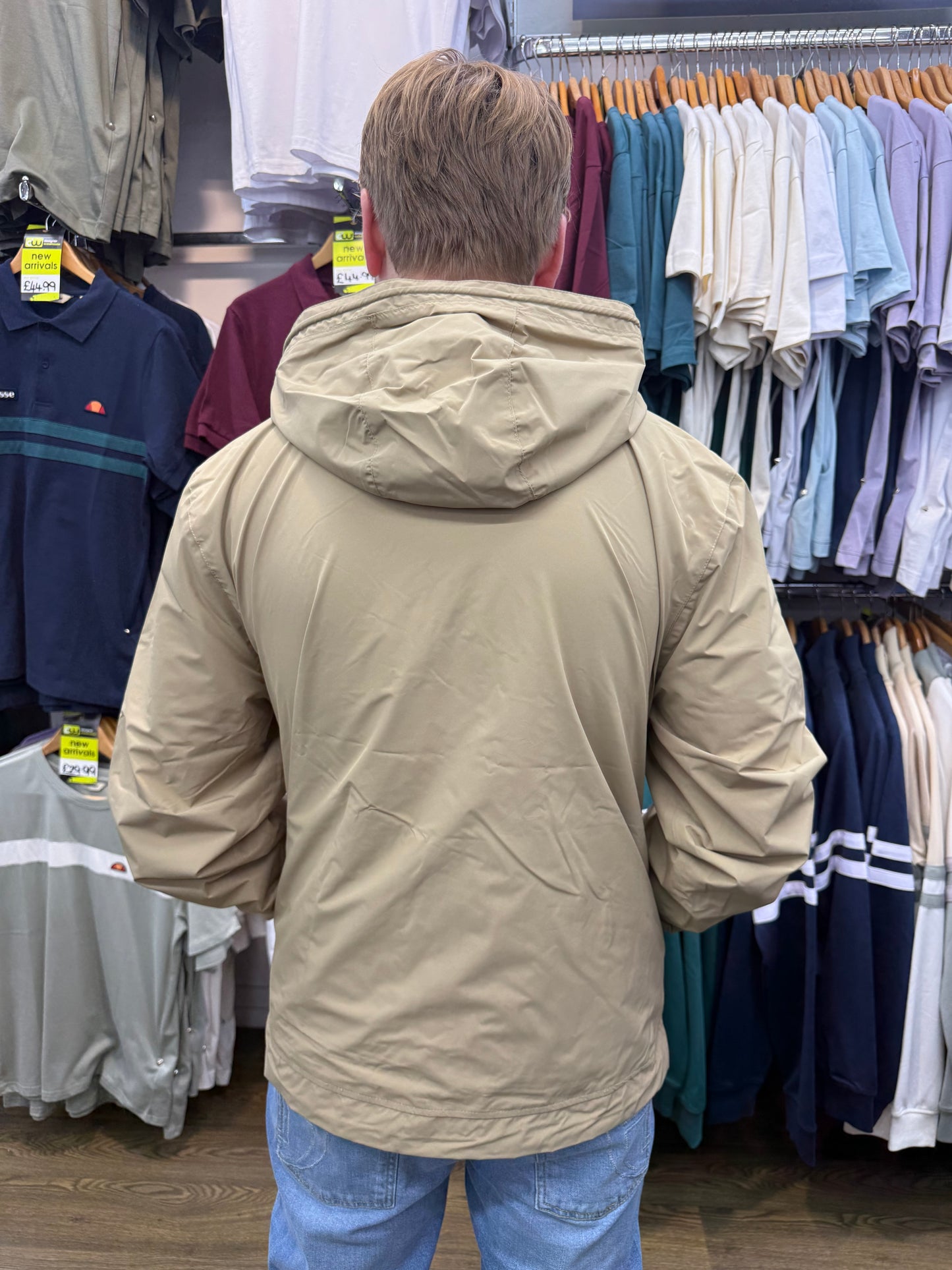 Fila Marcos Full Zip Jacket Chinchilla/Gardenia