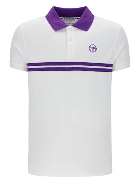 Sergio Tacchini Supermac Polo Shirt Gardenia/Pansy