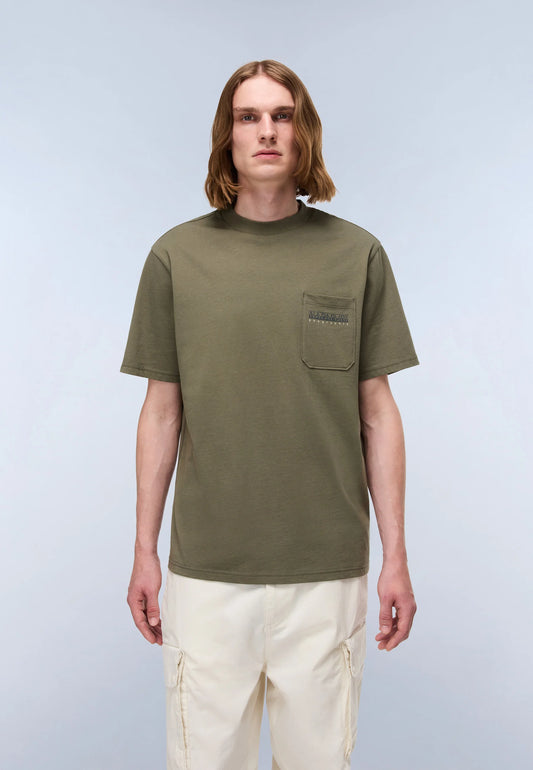 Napapijri S-FANES SS T-Shirt Tea Leaf