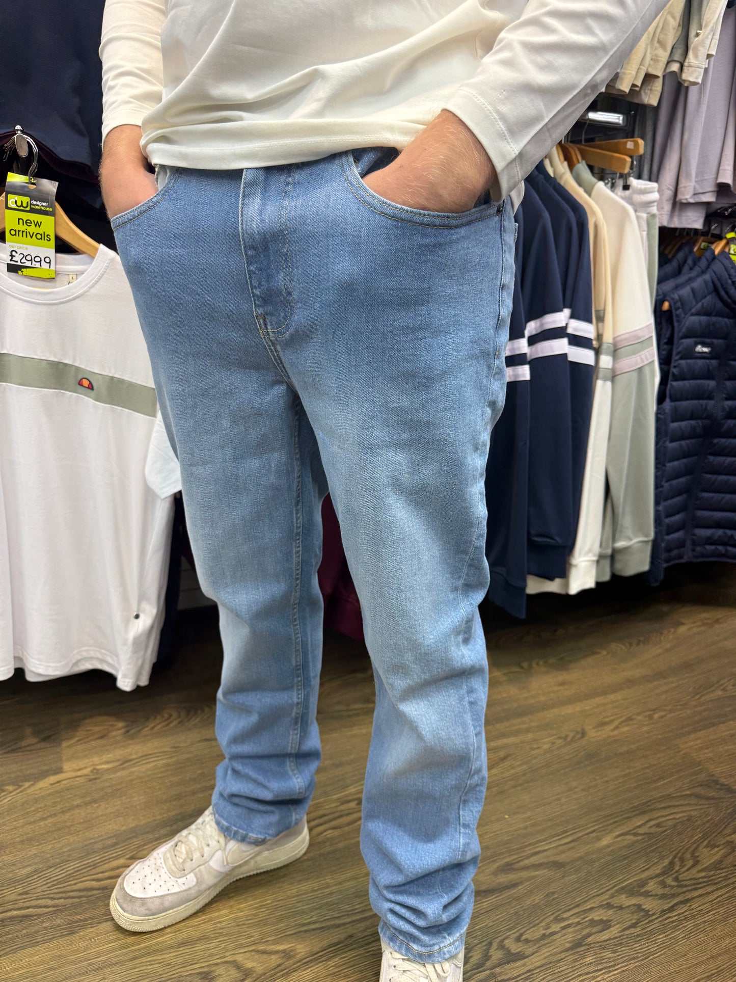 Sergio Tacchini Forza Straight Leg Jean Light Wash