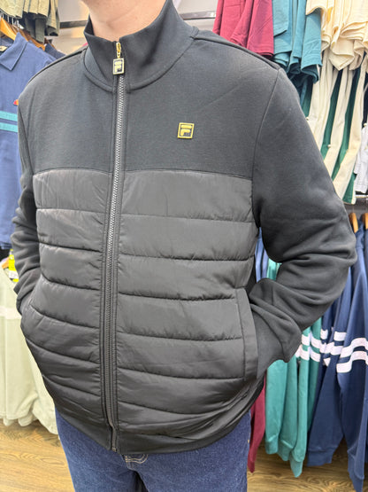 Fila Oroza Full Zip Padded Hybrid Jacket Black