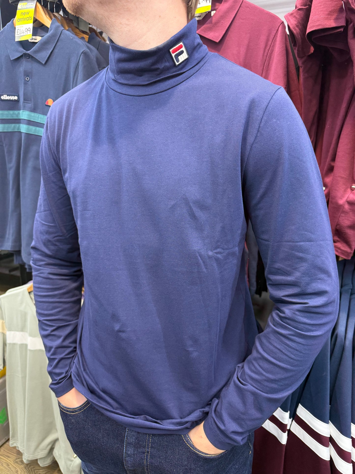 Fila Classic Roll Neck Fila Navy