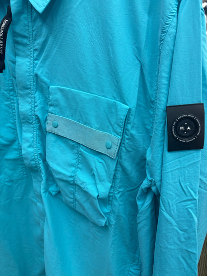 Marshall Artist Woodvale Overshirt Cyan
