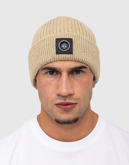 Marshall Artist Siren Cable Knit Beanie Stone