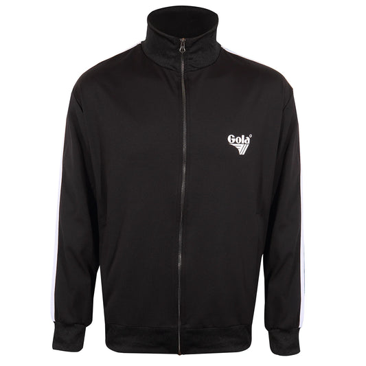 Gola Logo Tricot Zip Jacket Black