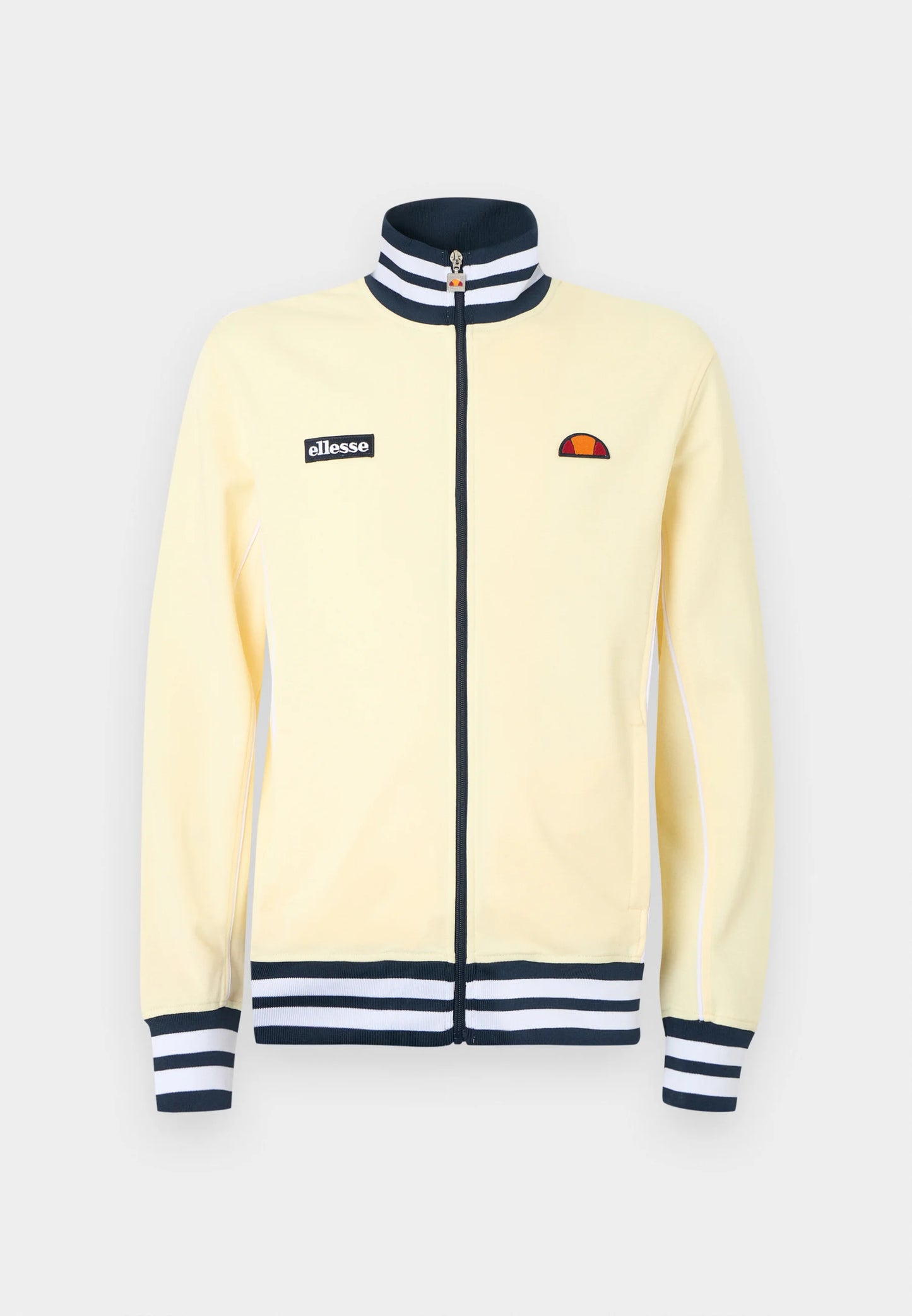 Ellesse Milan Track Top Light Yellow/Navy