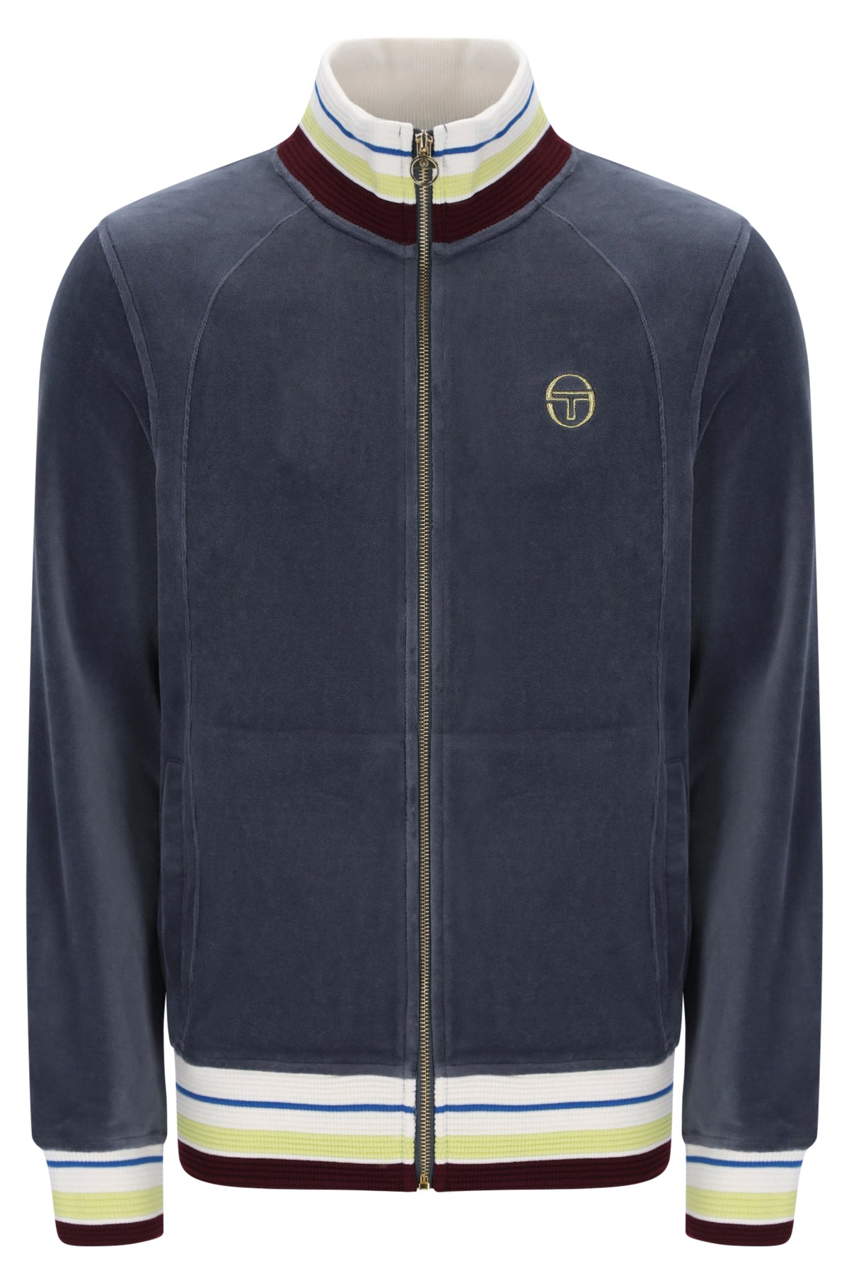 Sergio Tacchini Sartori Velour Track Jacket Turbulence
