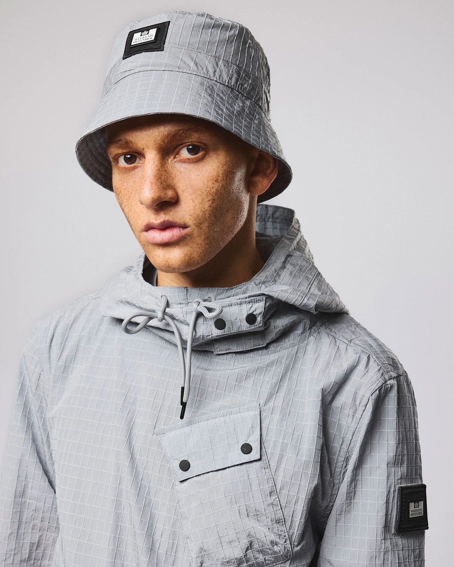 Weekend Offender Boukhari Bucket Hat Smokey
