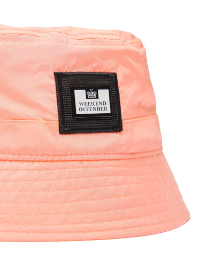 Weekend Offender Long Beach Boulevard Bucket Hat Coral