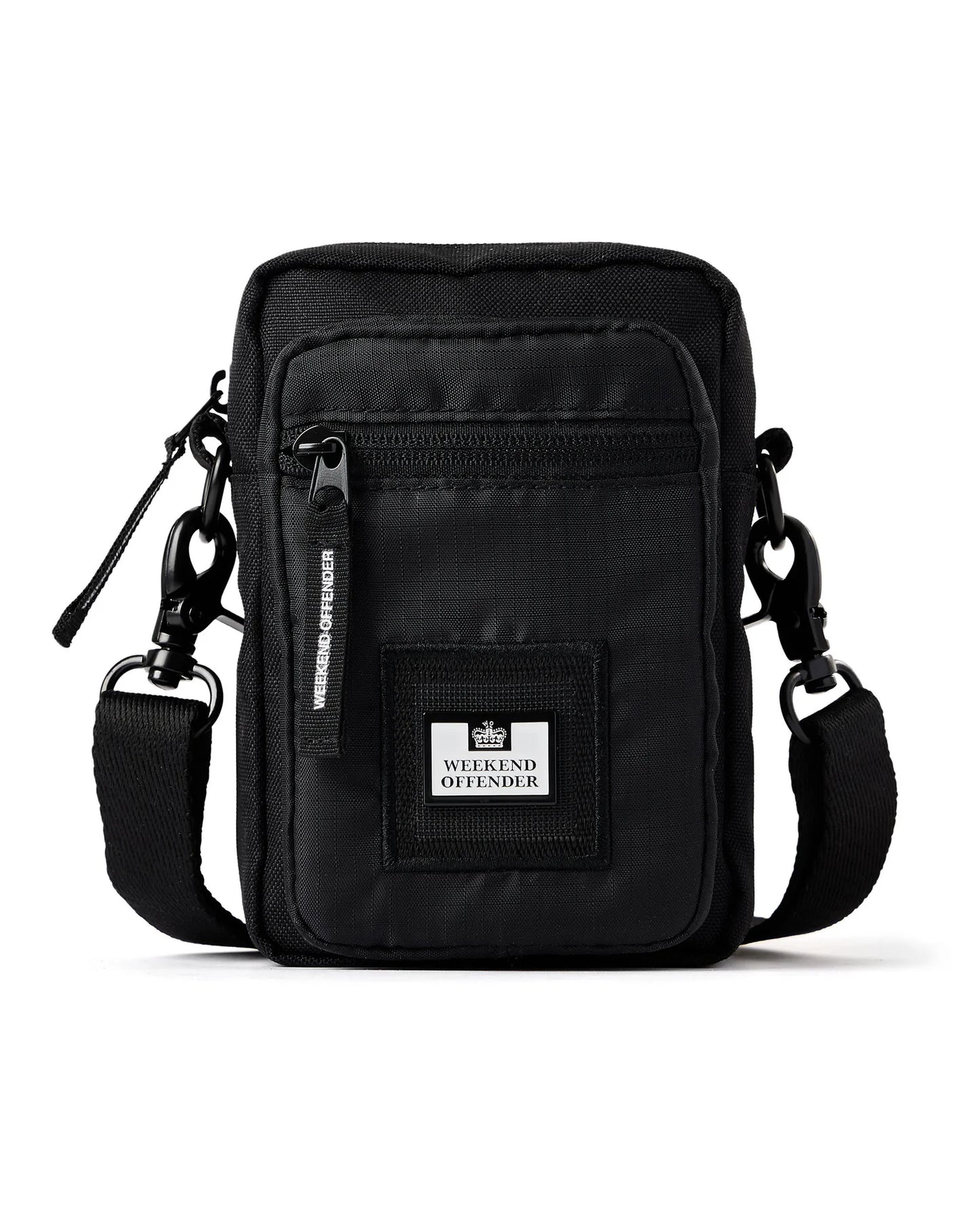 Weekend Offender Small Cross Body Bag Black Ripstop