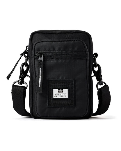 Weekend Offender Small Cross Body Bag Black Ripstop