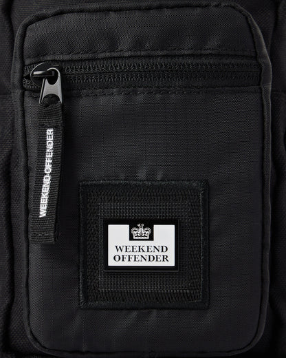 Weekend Offender Small Crossbody Bag Black Ripstop