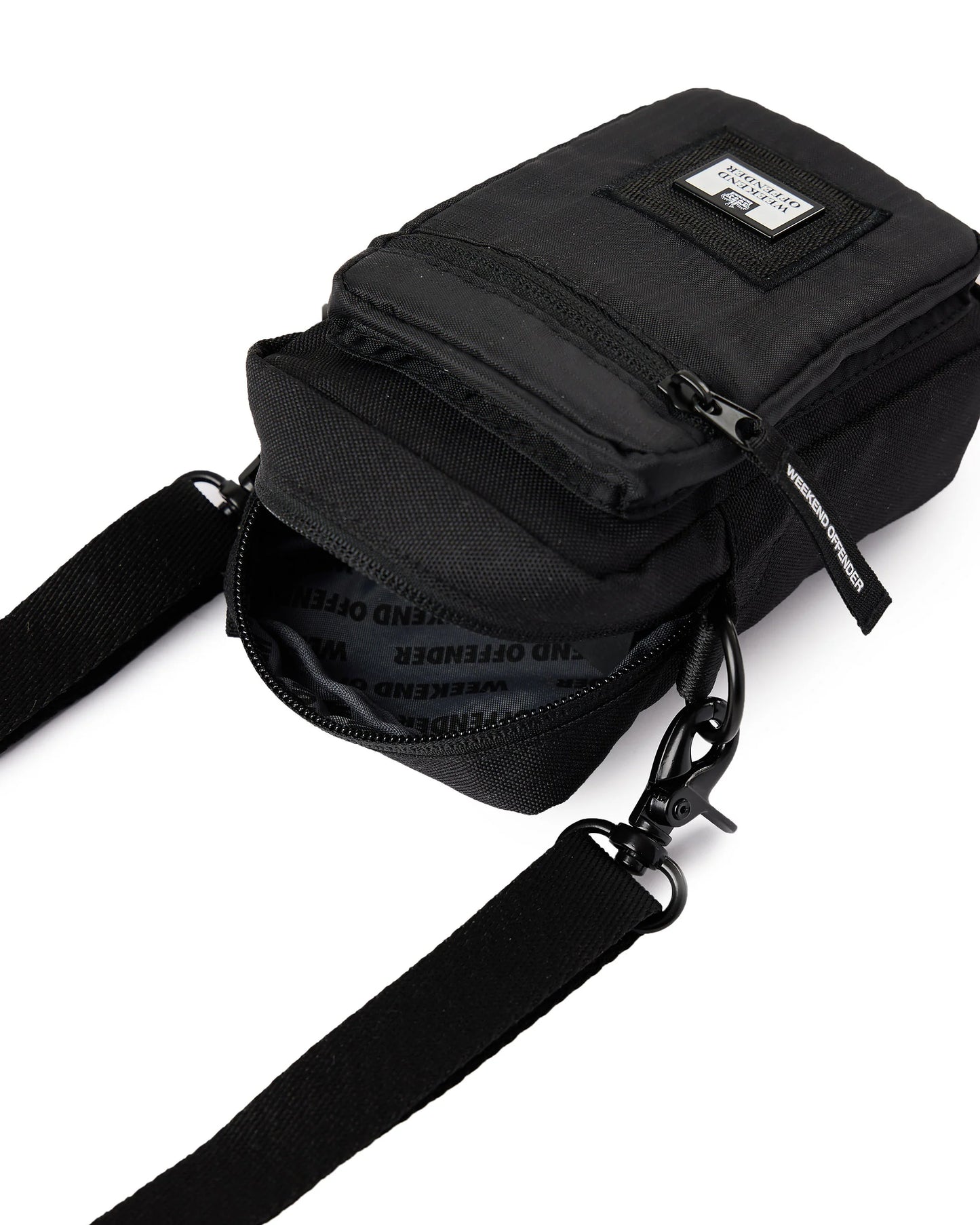 Weekend Offender Small Crossbody Bag Black Ripstop