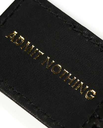 Weekend Offender Leather Key Fob Black
