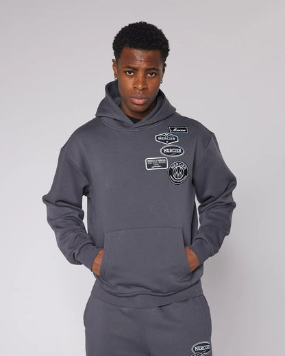 MERCIER Relaxed OG Mono Hoodie Irongate