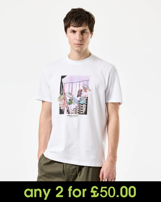 Weekend Offender Turf Wars Graphic T-Shirt White